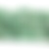 Fil 39cm 130pc environ - perles pierre aventurine chips palets rondelles 7-12mm vert clair