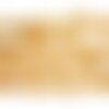 10pc - perles pierre citrine chips palets rondelles 10-14mm blanc jaune orange - 4558550084446