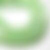 Fil 32cm 95pc environ - perles pierre opale verte rondelles facettées 4-6mm