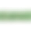 Fil 39cm 45pc environ - perles pierre aventurine boules facettées 8mm vert clair