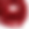 30pc - perles pierre jade boules 4mm rouge cerise - 4558550025302