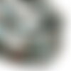 20pc - perles pierre jade boules 6mm bleu turquoise orange gris - 4558550013910
