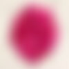 6pc - perles pierre jade ovales 10x8mm rose fluo fuchsia - 4558550082121