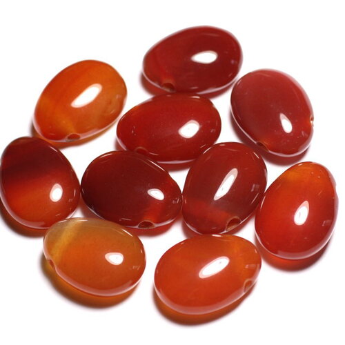 1pc - perle pendentif pierre cornaline grade b imperfections goutte 25mm jaune orange rouge