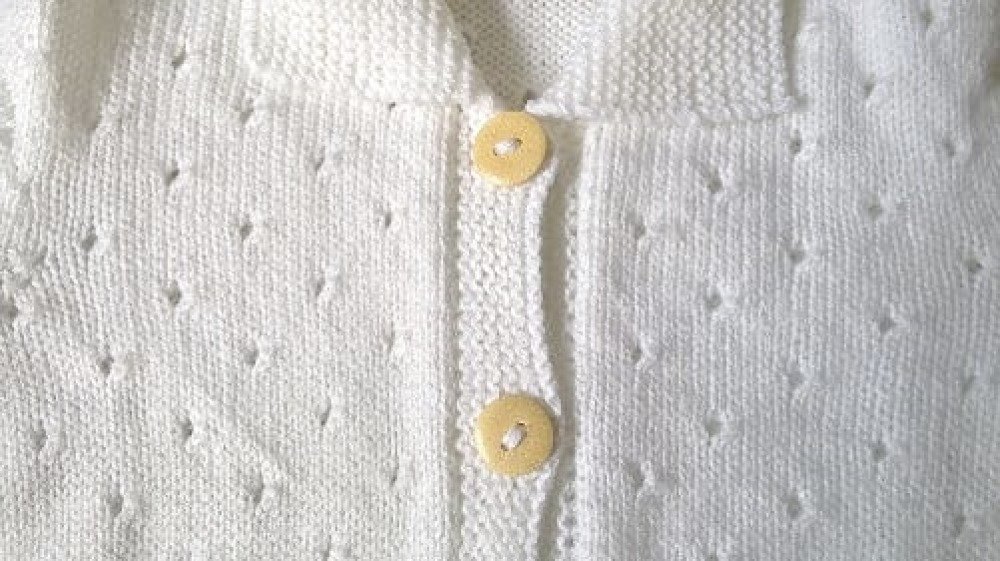 Cardigan Gilet Blanc Point Ajoure Bebe Fille 18 Mois Un Grand Marche