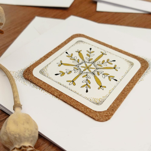 Carte de voeux artisanale