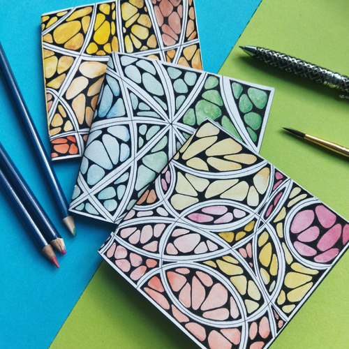 Mini carnet, zia , mots doux et pages vierges