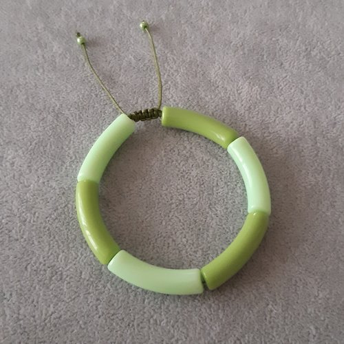 Bracelet tube vert