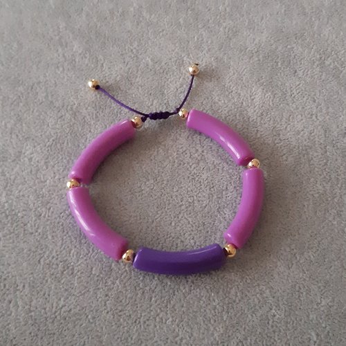 Bracelet tube violet