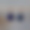 Boucles d'oreilles cabochons lapis lapis-lazuli 20mm