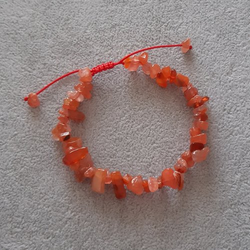 Bracelet coulissant rouge