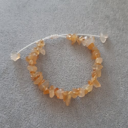 Bracelet coulissant jaune
