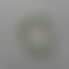 Bracelet cordon coulissant vert et or