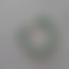 Bracelet cordon coulissant vert et or