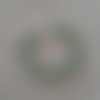 Bracelet cordon coulissant vert et argent