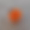 Bague ajustable fleur orange