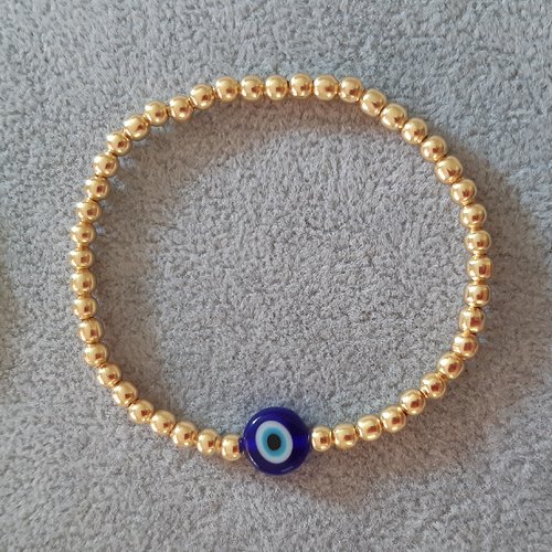 Bracelet œil doré