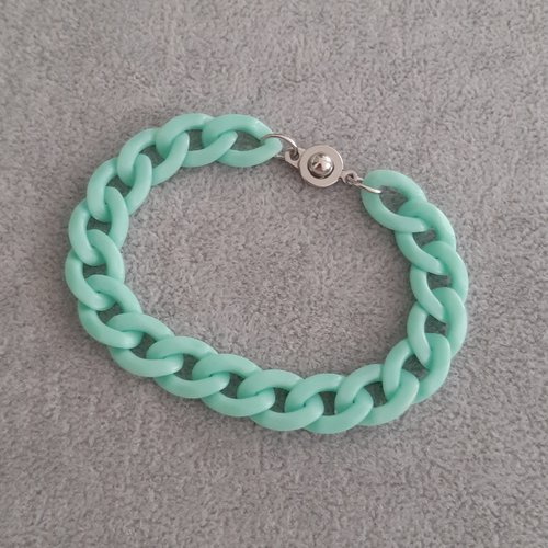 Bracelet maillons vert