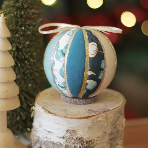 Grande boule de noël - collection eucalyptus