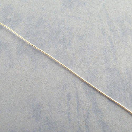 Tiges Clous à tête Boule 7cm x 0.7mm en métal argenté clair LOT de 40 ou 100