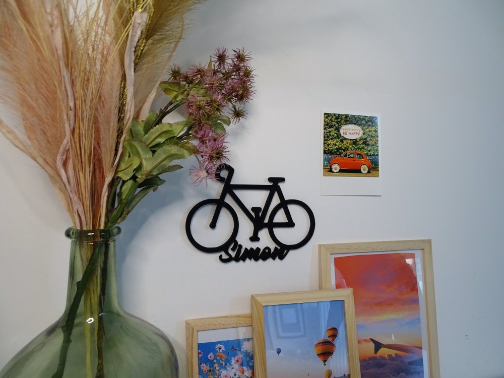 Vélo personnalisé pour décoration murale moderne - Un grand marché
