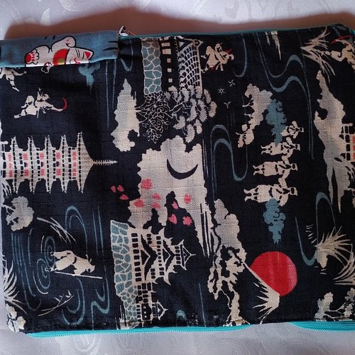 Trousse de couture en coton japonais