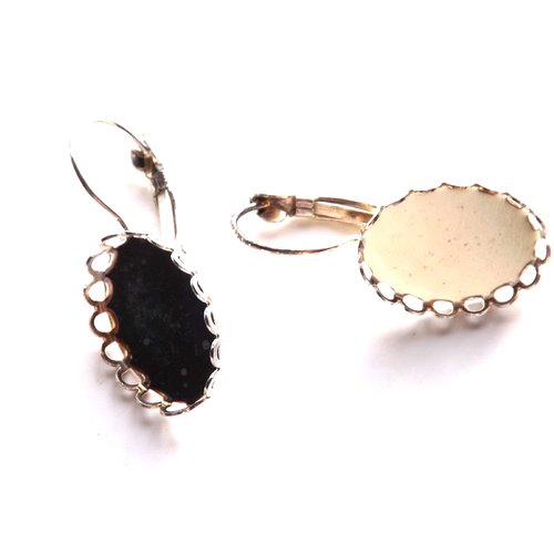 Lot de 20 supports boucles d'oreilles dormeuses