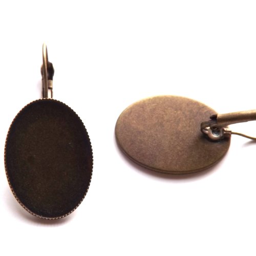 Lot de 10 supports boucles d'oreilles dormeuses