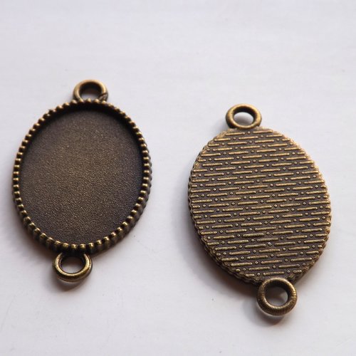 Lot de 7 connecteurs, pendentifs, breloques à cabochon