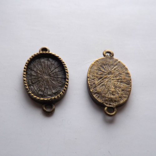 Lot de 18 connecteurs, pendentifs, breloques à cabochon