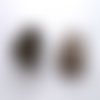 Lot de 3 bagues à cabochon