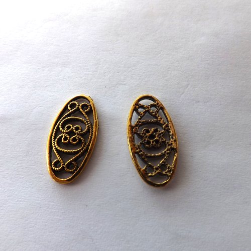 Lot de 2 connecteurs, pendentifs, breloques
