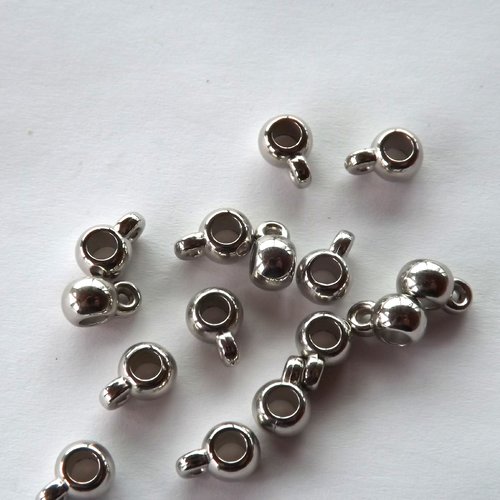 Lot de 20 bélières acryliques