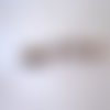 Lot de 12 bélières-tubes en métal argenté