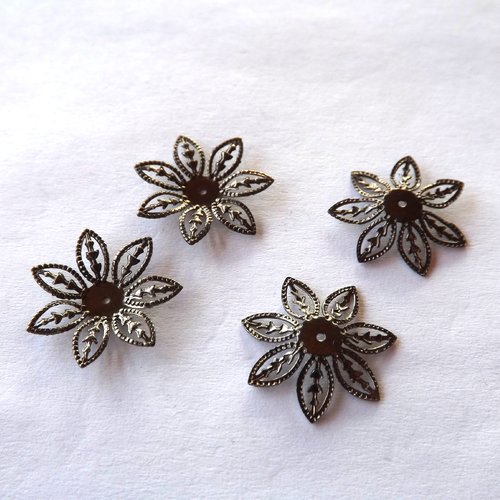 Lot de 10 coupelles filigranées