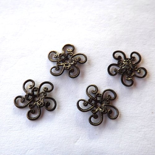 Lot de 6 coupelles filigranées