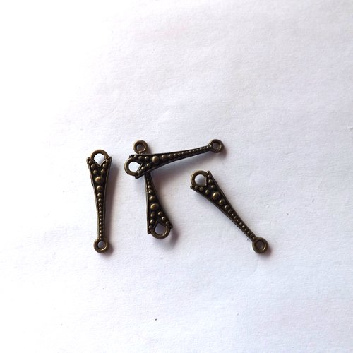 Lot de 10 connecteurs barres, pendentifs, breloques