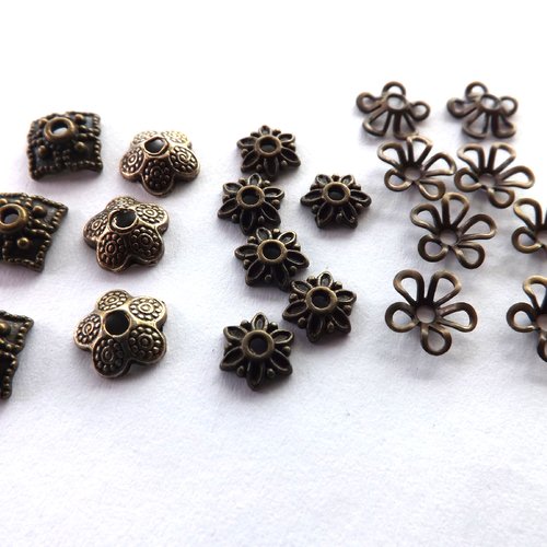 Lot de 20 coupelles filigranées