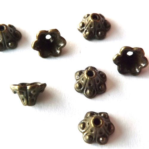 Lot de 25 coupelles fleurs