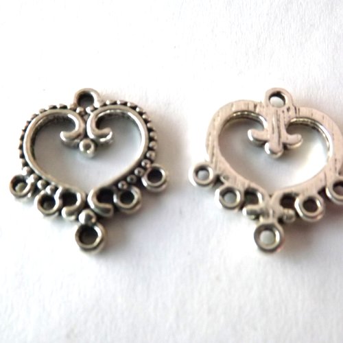 Lot de 14 chandeliers,connecteurs,pendentifs, breloques
