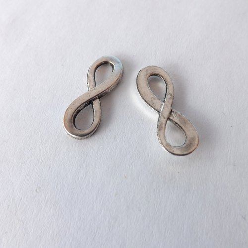 Lot de11 connecteurs" infini", pendentifs, breloques