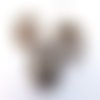 Lot de 8 anneaux-cadres, perles-cadres