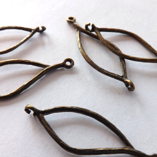 Lot de 10 connecteurs gouttes, pendentifs, breloques