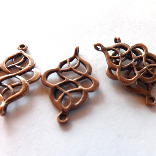 Lot de 10 connecteurs infini, pendentifs, breloques