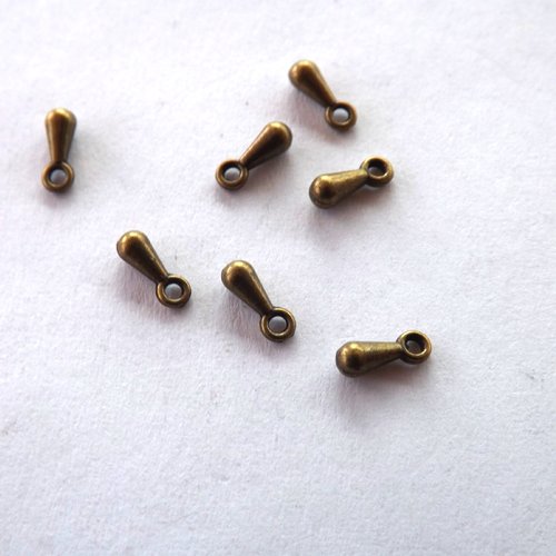 Lot de 24 breloques gouttes, pendentifs