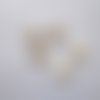 Lot de 20 breloques sequins ovales gravés libellules, pendentifs