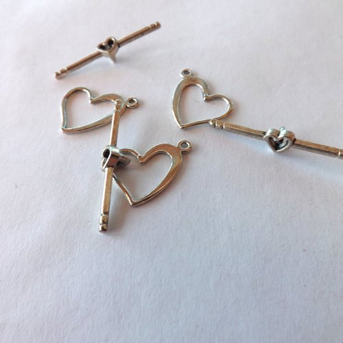 Lot de 9 toggles cœurs