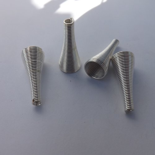 Lot de 9 coupelles tubes ressorts cônes wire