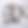 Lot de 101 perles, intercalaires
