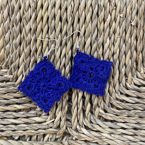 Boucles d’oreilles « majorelle »